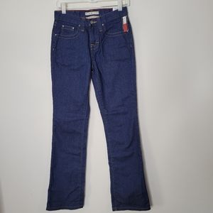 NEW Tommy Hilfiger Womens Jeans Size 2 Slim Fit Boot cut